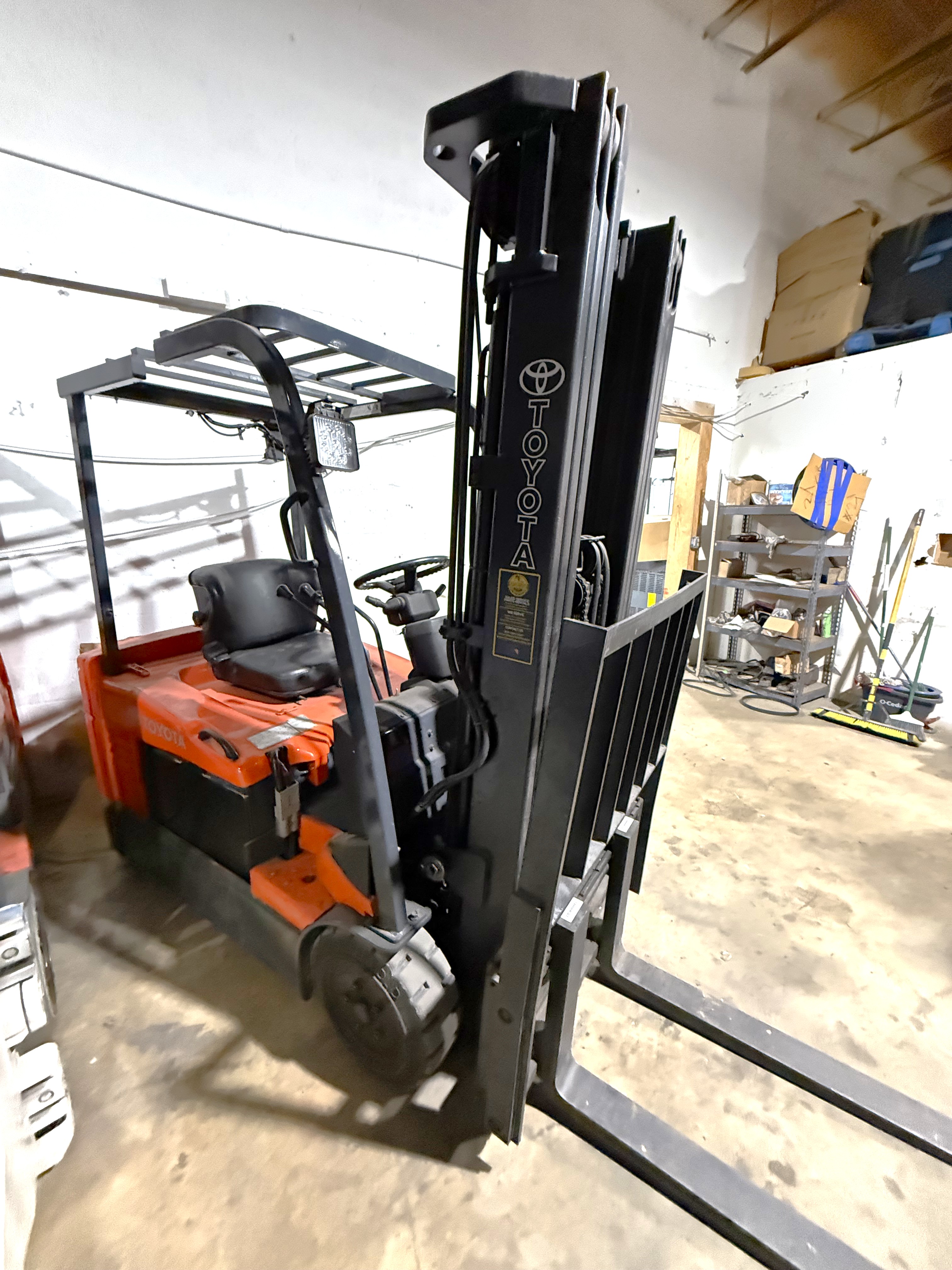 FORKLIFT TOYOTA 7FBEU20 ELECTRIC 4K LBS 50712A1 (image for) FORKLIFT TOYOTA 7FBEU20 ELECTRIC 4K LBS 50712A1