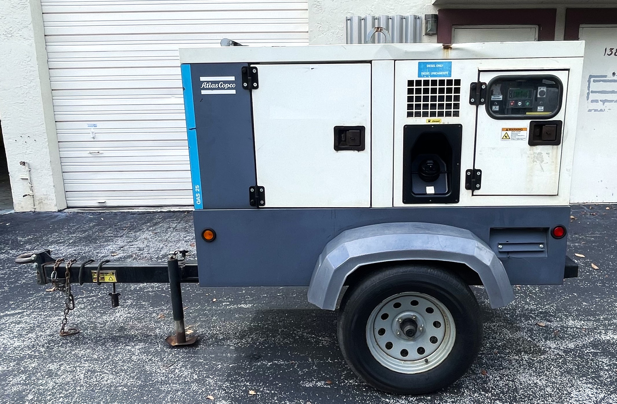 GENERATOR ATLAS COPCO 2018 ISUZU 20KW DIESEL TWO PHASE SILENT 40901A4 (image for) GENERATOR ATLAS COPCO 2018 ISUZU 20KW DIESEL TWO PHASE SILENT 40901A4