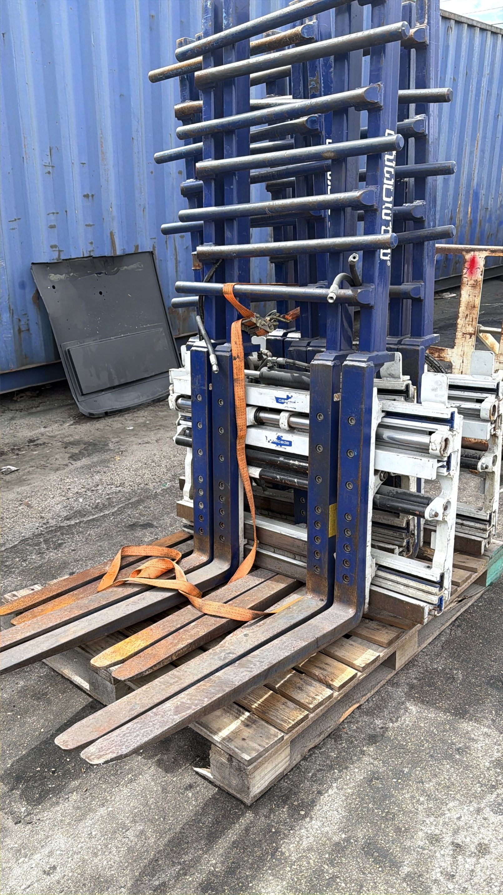 FORK POSITIONER ATTACHMENT SINGLE-DOUBLE OR MULTIPLE LOAD HANDLER 60201A1 (image for) FORK POSITIONER ATTACHMENT SINGLE-DOUBLE OR MULTIPLE LOAD HANDLER 60201A1