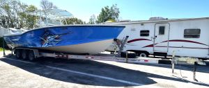 BOAT OCEAN MASTER 32 FEET 2006 2 SUZUKY 2021 WITH WARRANTY 350 HP TORINO TRAILER 40301A8 (image for) BOAT OCEAN MASTER 32 FEET 2006 2 SUZUKY 2021 WITH WARRANTY 350 HP TORINO TRAILER 40301A8